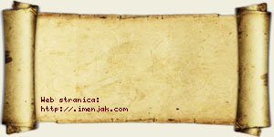 Tamara Pejović vizit kartica